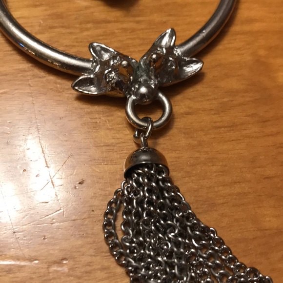 Very cool vintage fox pendant chain necklace - Picture 7 of 7